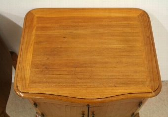 Antique Pair of Fruitwood Bedside Cabinets