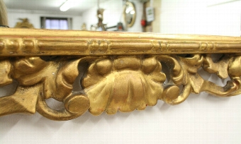 Antique George II Carved Giltwood Wall Mirror