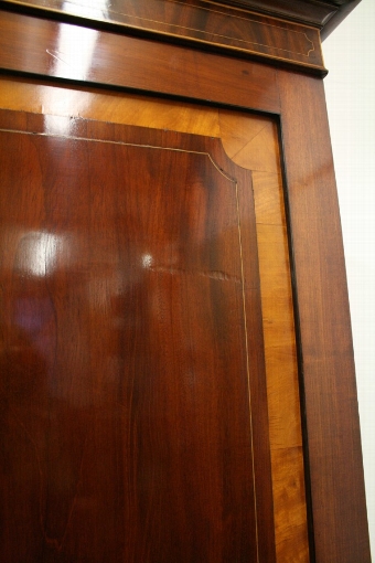 Antique George III Mahogany Linen Press/Wardrobe