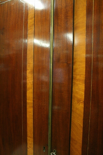 Antique George III Mahogany Linen Press/Wardrobe
