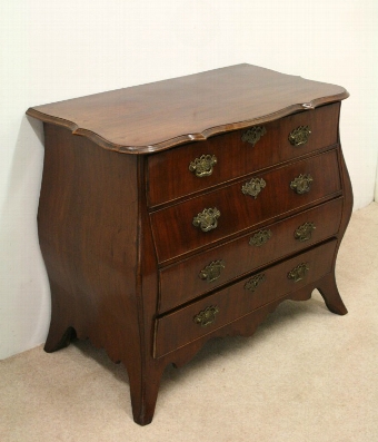 Dutch Bombe Front Chest of Drawers