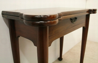 Antique Georgian Red Walnut Games Table