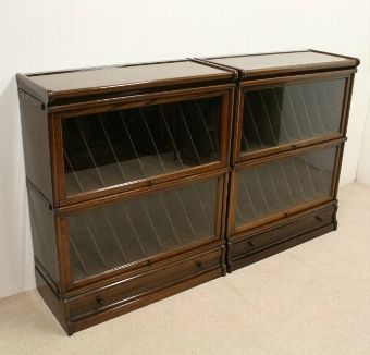 Pair of Globe Wernicke Sectional/Stacker Bookcases