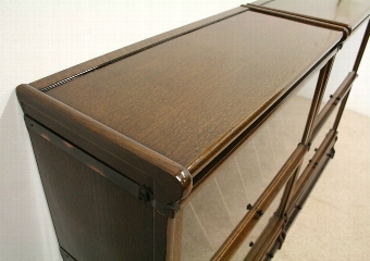 Antique Pair of Globe Wernicke Sectional/Stacker Bookcases