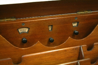 Antique Mid Victorian Burr Walnut Stationery Box