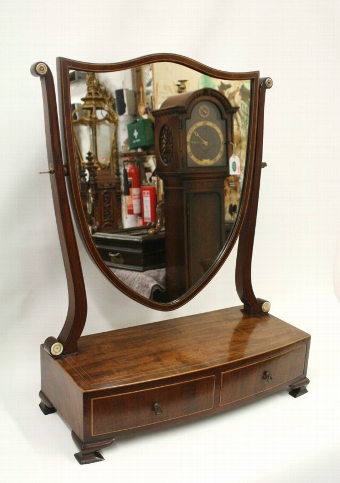 George III Mahogany Dressing Mirror