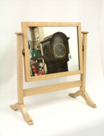 Arts & Crafts Style Oak Dressing Mirror