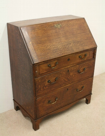 Late George III Oak Bureau