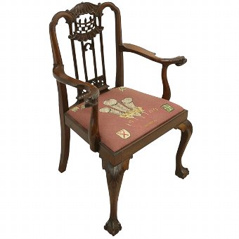 Chippendale Style Mahogany Chair