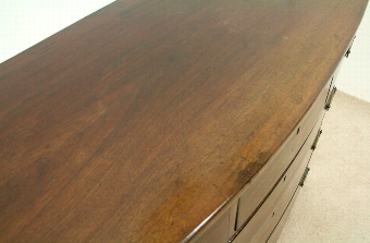 Antique George III Mahogany Bow Front Chest of Drawers