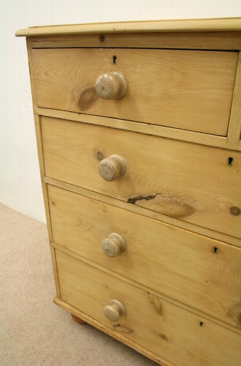 Antique Victorian Yellow Pine Chest of Drawers