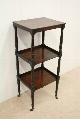 George IV Mahogany 3 Tier Whatnot