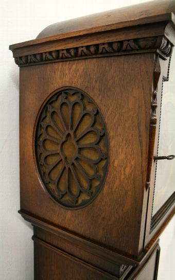 Antique Scottish Oak Grandmother Clock