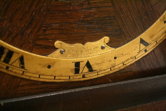 Antique Scottish Oak Grandmother Clock