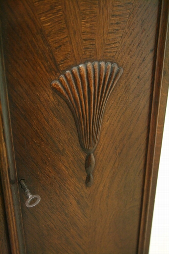 Antique Scottish Oak Grandmother Clock