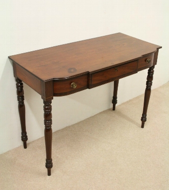 George III Shaped Front Side Table