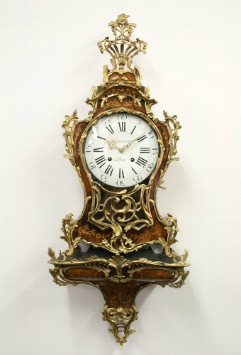 French Marquetry Bracket Clock