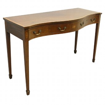 George III Style Serpentine Side Table