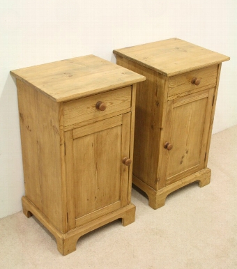 Pair of Victorian Pine Lockers
