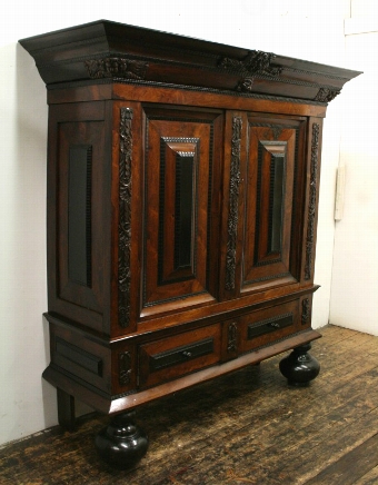 Dutch Rosewood and Ebony Schrank