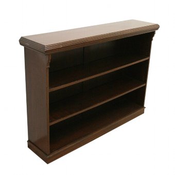 Edwardian Mahogany Open Bookcase