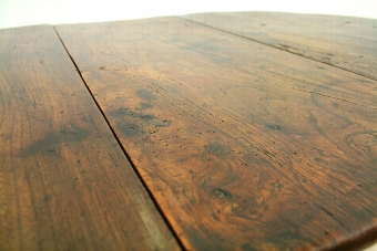 Antique George III Oak Cricket Style Table