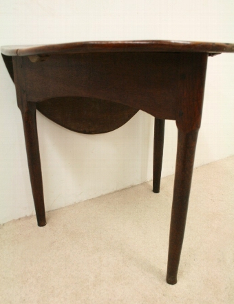 Antique George III Oak Cricket Style Table