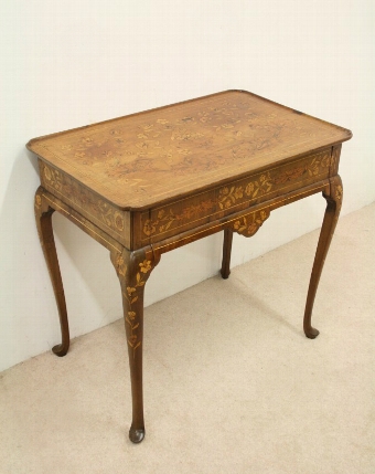 Dutch Marquetry Silver Table