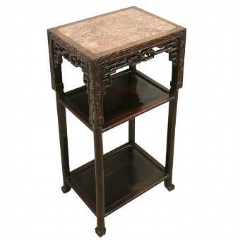 Chinese 3 Tier Rosewood Stand