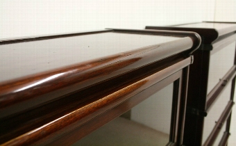 Antique Pair of Mahogany Sectional/Stacker Bookcases