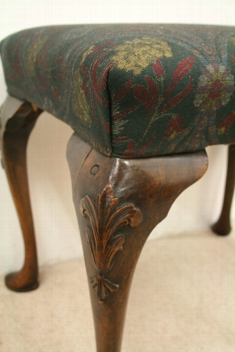 Antique George II Style Mahogany Stool