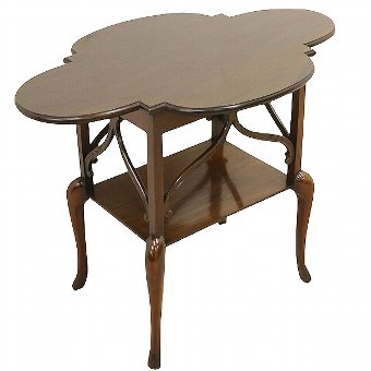 Unusual Mahogany Occasional Table