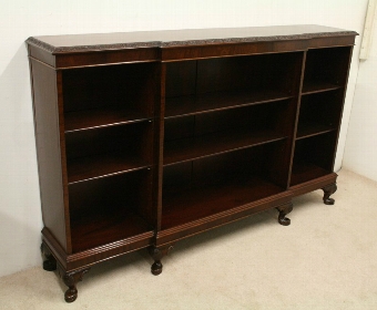 Georgian Style Mahogany Open Bookcase