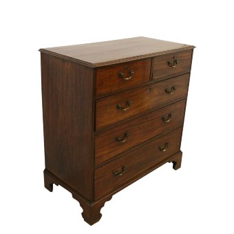 George III Figured Mahogany Chest of Drawers