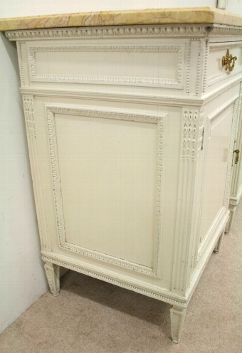 Antique Pair of Classical Style Painted Bedside Cabinets