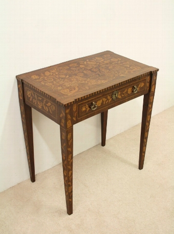 Dutch Marquetry Side Table