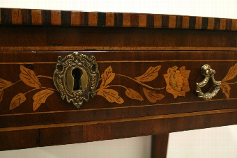 Antique Dutch Marquetry Side Table