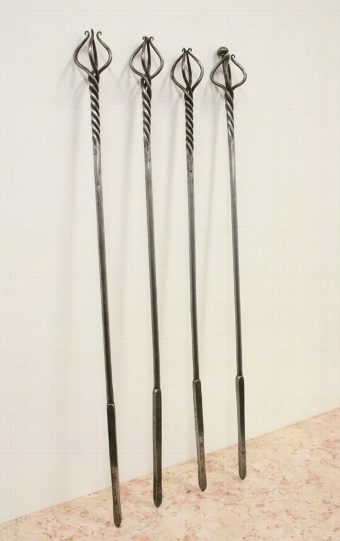Set of 4 Steel Pokers