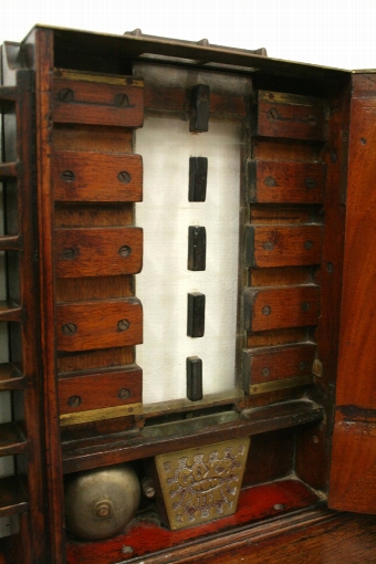 Antique Mahogany Ticket Dispenser