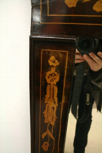 Antique Dutch Marquetry Pier/Wall Mirror