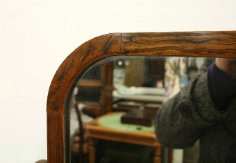 Antique Scumbled Oak Toilet Mirror
