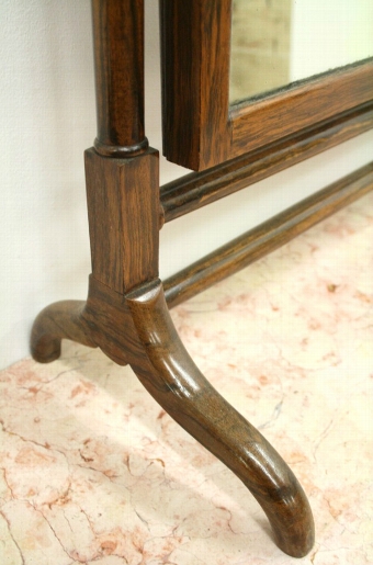 Antique Scumbled Oak Toilet Mirror