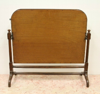 Antique Scumbled Oak Toilet Mirror