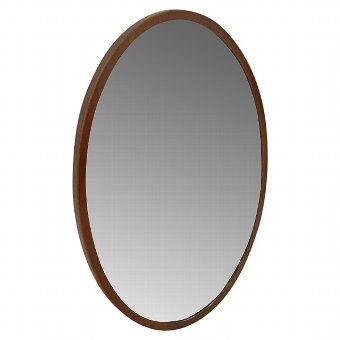 Edwardian Sheraton Style Oval Mirror