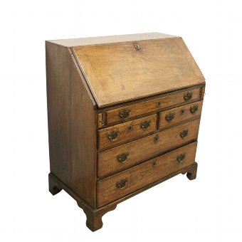 George III Spanish Mahogany Bureau