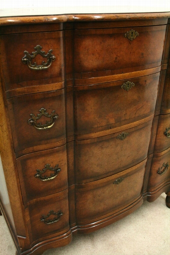 Antique George II Style Burr Walnut Chest of Drawers