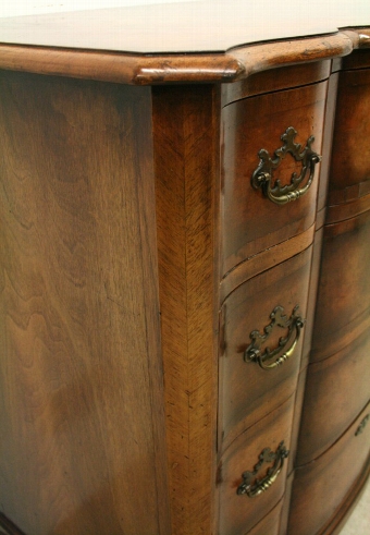 Antique George II Style Burr Walnut Chest of Drawers