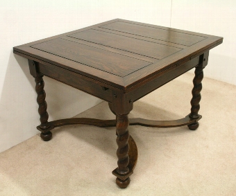 Oak Pull Out Dining Table