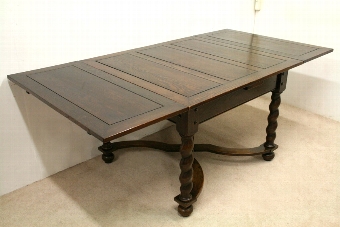 Antique Oak Pull Out Dining Table