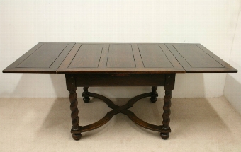 Antique Oak Pull Out Dining Table